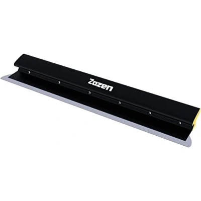 Image of Drywall Skimming Blade, 60cm Knife Premium Wipe Down Finishing Knife, Made of Aluminum Alloy + European Stainless Steel, Acting on Sheetrock/Drywall/Gyprock/Wall Board.