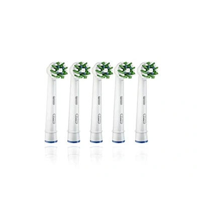 Image of Oral B CrossAction 5 x CleanMaximiser Toothbrush Heads for Holistic Mouth Cleaning