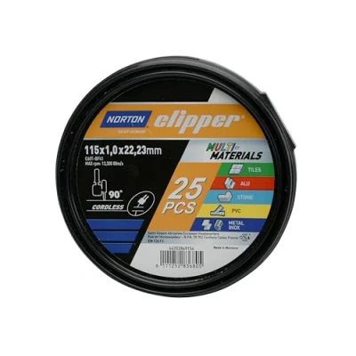 Image of Clipper® Multi Material Cutting Discs 115 x 22.23mm (Tub of 25)