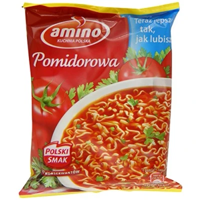 Image of Unilever Amino Instant Tomato Soup 61 g (Pack of 22)