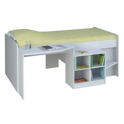 Image of Pilot Cabin Bed mfc H80 x W137 L195 White