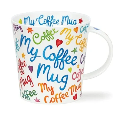 Image of Dunoon My Coffee Bone China Mug Cairngorm Shape 0.48l