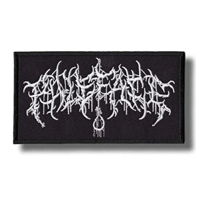 Image of [PO] Paleface Round Fabric Applique Patch Embroidered, Iron On, Modern Western Style, 1 Piece