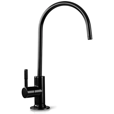 Image of iSpring GA1 ORB Lead Free Reverse Osmosis, Kitchen Bar Sink RO Drinking Water Faucet, Contemporary Style, High Spout, Oil Rubbed Black