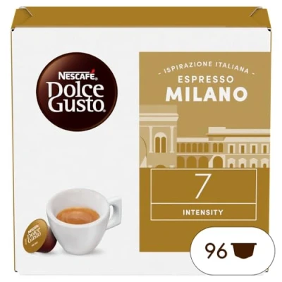 Image of Nescafé Dolce Gusto Espresso Milano Caffè, 6 Packs of 16 Capsules (96 Capsules)