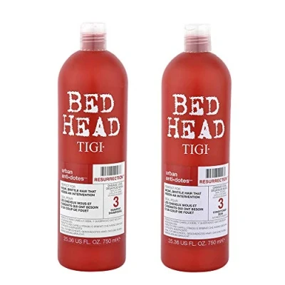 Image of TIGI Haircare Bed Head Urban Antidotes Resurrection for Hair Shampoo and Conditioner 750 ml Pack of 2