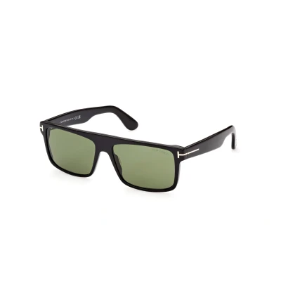 Image of Tom Ford Sunglasses, Size: One Size, Shiny black