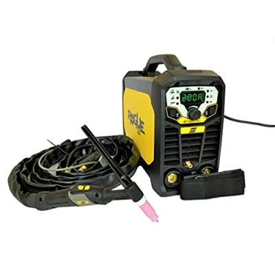 Image of ESAB Rogue ET 200i Pro TIG Welding Machine with Burner and Accessories