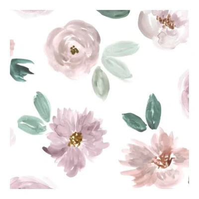 Image of Superfresco Easy Cleo Watercolour Pink Floral Wallpaper (was £17.99)