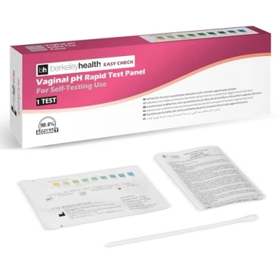 Image of Berkeley Health Vaginal pH Rapid Test Kit Determine in Female Swab Specimens Fast &amp; 99% Accurate Easy to Follow Self 1