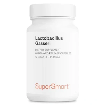 Image of Supersmart Probiotic Strain Lactobacillus Gasseri Optimal Delivery of 6 Billion Micro Organisms (cfu) Per Day Restores The Balance intestinal Microflora Non GMO &amp; Gluten Free 60 Dr Caps