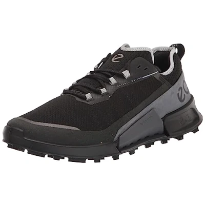Image of ECCO Men&#039;s Biom 2.1 X Country M Running Shoe, Black/Magnet, 10 UK