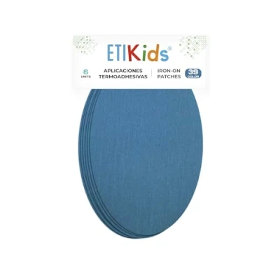 Image of Haberdashery Online 6 Iron On Knee Pads Elbows for Clothes Protection &amp; Repair, Suitable Trousers, Jackets, Sweaters, Shirts, 16cm x 10cm, M Color: 39 Hostess