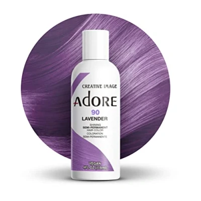 Image of Adore Shining Semi Permanent Hair Colour, 90 Lavender