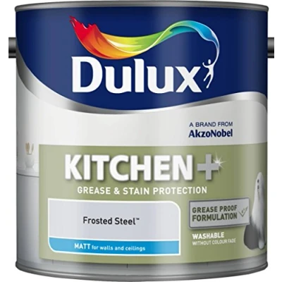 Image of Dulux Kitchen+ Matt 2.5L Frosted Steel (827503)