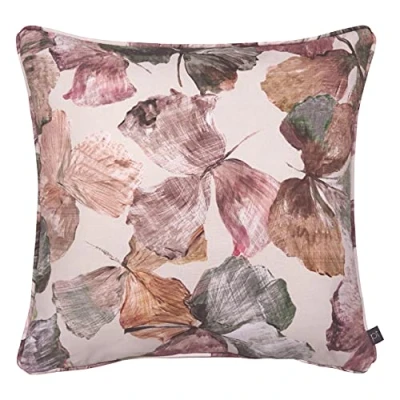 Image of Prestigious Textiles Hanalei Hand Painted Watercolour Piped Cushion Cover Natural Cotton One Size
