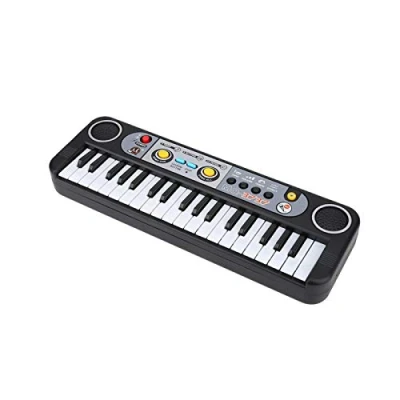 Image of Keyboard Pianos Kids Electronic Piano, 37 Key Electric Digital Board Piano Musical Instruments Toy With Microphone