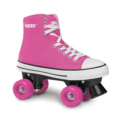 Image of Roces Classic Children Chuck Roller Skating Skate Street, Children&#039;s, Roller, Deep Pink, 12½ jr UK
