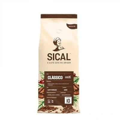 Image of Sical 5 Stars Delicious Portuguese Roasted Coffee Beans 1Kg (x2 bags=2Kgs)
