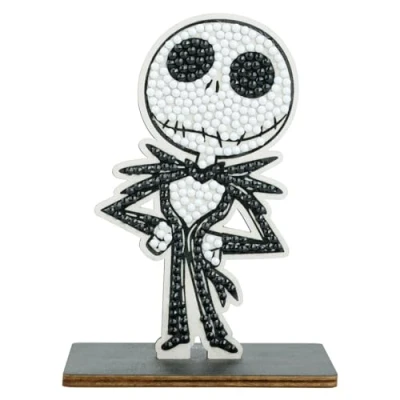 Image of CRYSTAL ART The Nightmare Before Christmas Mr Jack Complete Diamond Collectable Wooden Figure Kit