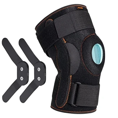 Image of Thx4COPPER Hinged Knee Support Brace Adjustable Open Patella with Parallel Straps &amp; Dual Side Stabilizers For Joint Pain Relief,Arthritis,Meniscus Tear,MCL, ACL, Tendonitis,Ligament Injury,X Large