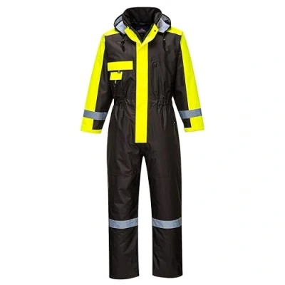 Image of Portwest Winter Coverall, Size: S, Colour: Black, S585BKRS
