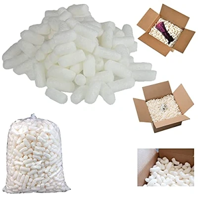 Image of BBP Express Loose fill Packaging Packing Peanuts Chips Eco Biodegradable Void Filling Filler (3 x Cubic Feet)