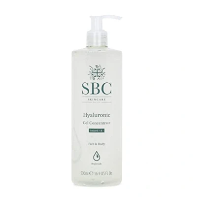 Image of SBC Skincare Hyaluronic Gel Concentrate 500ml Hydrating and Replenishing Moisturiser for Face Body