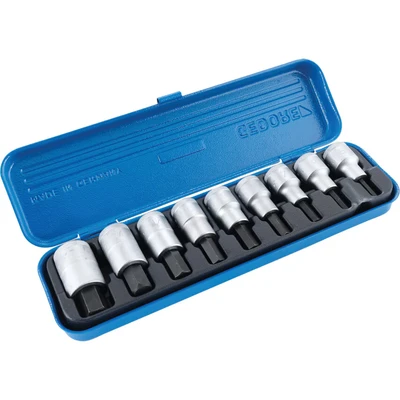 Image of GEDORE bit set, Screwdriver socket set for Allen head screws, 9 pc., bits, Tool, IN 19 PM