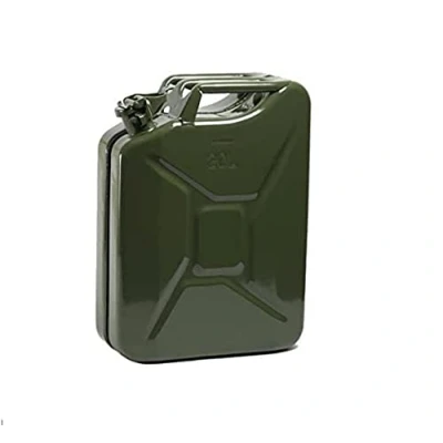 Image of Opticare 20 Litre Green Metal Jerry Can (UN Approved, GS/TUV Certification)