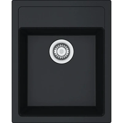 Image of Franke 115.0627.524 Urban black matt Tap for kitchen sinks with fixed spout 115.0627