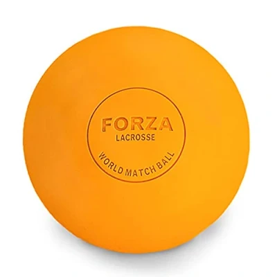 Image of FORZA Lacrosse Tissue Massage Ball Muscle Massager for Deep Pain Relief Myofascial Release Trigger Point (Orange, Pack of 12)