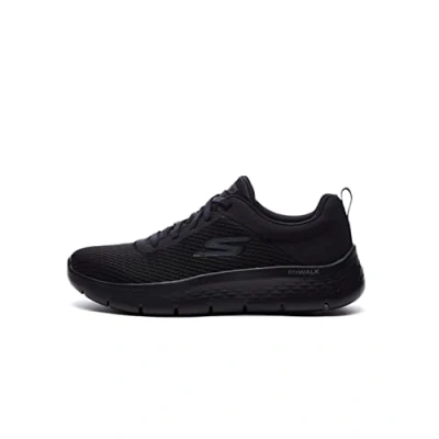 Image of Skechers Performance GO WALK FLEX Bungee Walking trainers, Women&#039;s, Size: 10, Schwarz Textile/synthetics
