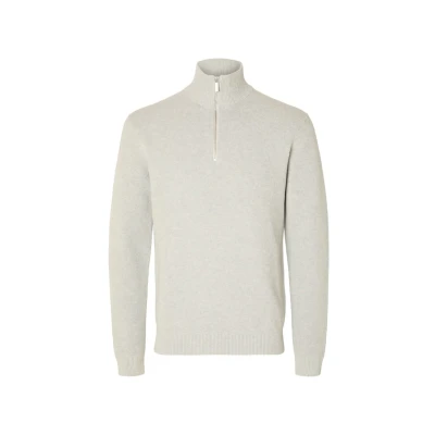 Image of Selected Homme Slhdane Jumper Light grey melange, Men&#039;s, Size: Large, melange