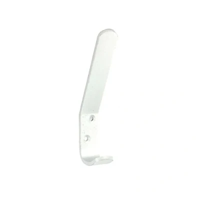 Image of Aluminium Hat &amp; Coat Double Hook Hanger 125mm 10 Pack