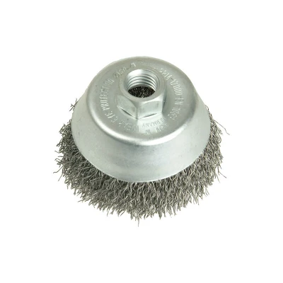 Image of Lessmann Cup Brush 80mm M14, 0.30 Stainless Steel Wire