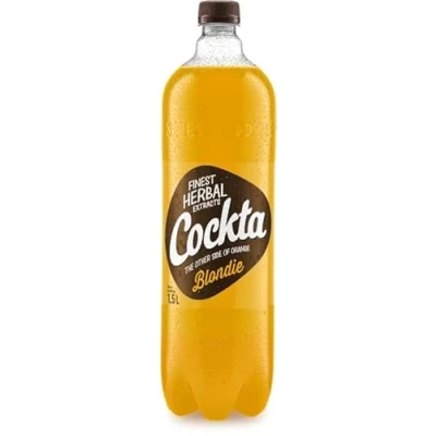 Image of 4 Bottles of Cocktail the original from Croatia non alcoholic drink (Cockta BLONDIE, 1,5 l)