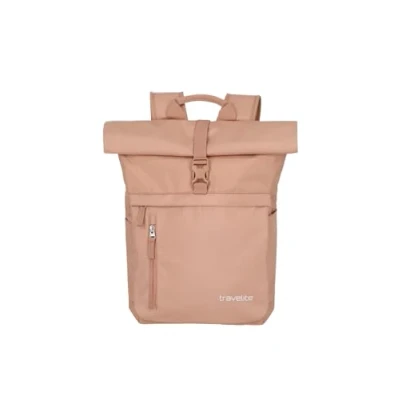 Image of Travelite Unisex Basics Rollup Backpack (Pack of 1), Powder Pink, 60 cm/35 Liter, Classic