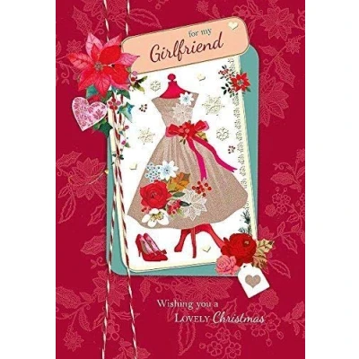 Image of Wishing Well Studios Christmas Card Girlfriend
