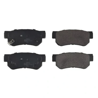 Image of S583021FE00 Brake pad set BLUE PRINT ADG04249 Rear Axle with acoustic wear warning HYUNDAI: ix35, SANTA FE 2, i30 I Hatchback, KIA: Sportage II