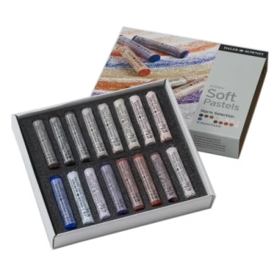 Image of Daler Rowney 153904016 Warm Soft Pastel Set (Pack of 16)