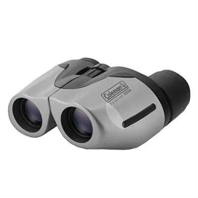 Image of Coleman 7 21x21 Compact Zoom Binoculars, Silver (CZ72121)
