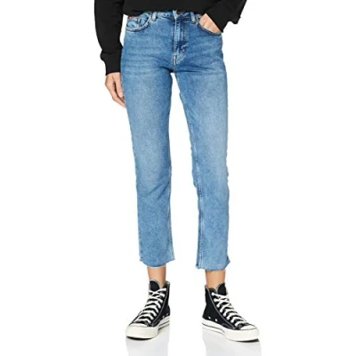 Image of Lee Cooper Women&#039;s Holly Cropped Jeans, Hellblau, Standard