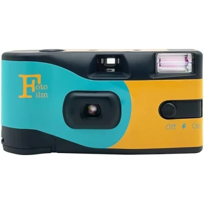 Image of Fotofilm Pro Disposable Camera Single Use Film Ultramax 400 27 Exposure Flash