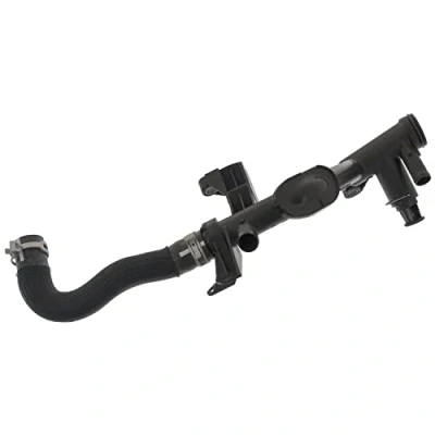 Image of 9M5Q8K512AA Radiator Hose FEBI BILSTEIN 48330 with clamps PEUGEOT: 207 Hatchback, 3008 I, 308 I CC, CITROËN: Berlingo / First C2 Hatchback