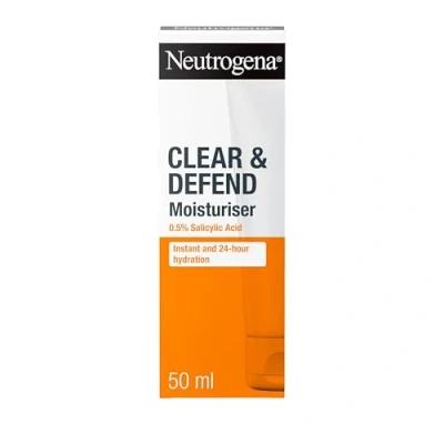 Image of Neutrogena Clear and Defend Moisturiser, 50 ml