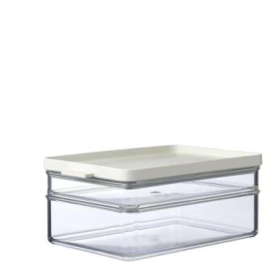 Image of Mepal fridge box breakfast duo Omnia Nordic white Practical Storage for sandwiches suitable the Dishwasher safe