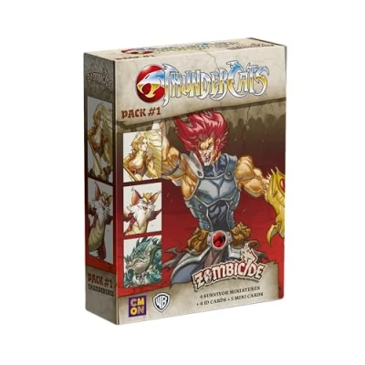 Image of CMON, Zombicide Thundercats Pack 1, Hero Expansion, Connoisseur Game, Dungeon Crawler, 1 6 Players, Ages 14+, 60 120 Minutes, German, Multilingual