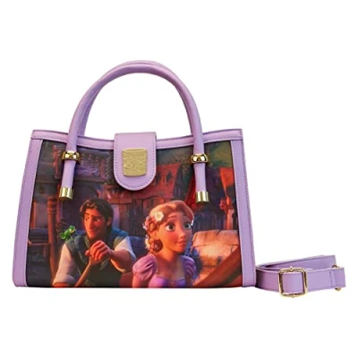 Image of LOUNGEFLY Disney Crossbody Bag Rapunzel Princess Official Purple One Size