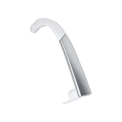 Image of Ufixt Fits Beko Fridge Freezer Upper Top Door Handle White Silver